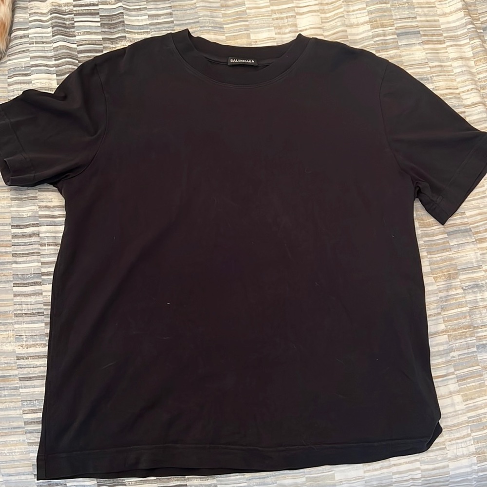 Balenciaga black tee size S